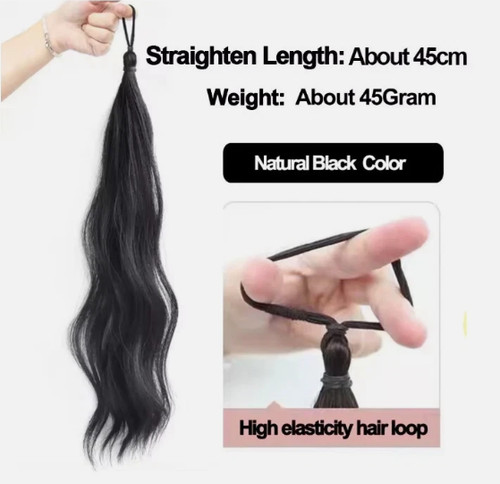 Synthetic ponytails hair - synthetic,