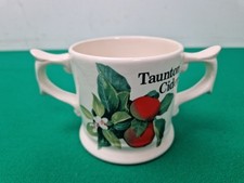 1981 WADE Taunton Cider Apple Blossom Two Handled Loving Cup Mug Ltd Edition