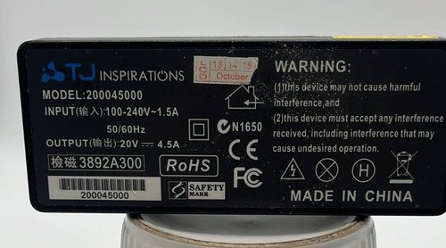Fit lenovo 20v 90w - to,