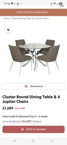 Dining table with - dining, chairs