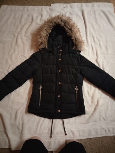 Topshop hooded quilted - quilted, puffer