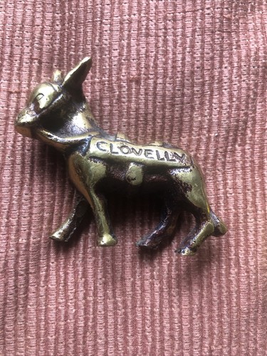 Bin brass donkey - brass,