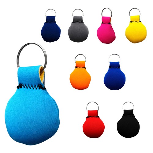 Floating keyring neoprene ball - keyring,