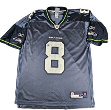 Reebok Seattle Seahawks NFL Matt Hasselback Football Jersey #8 L