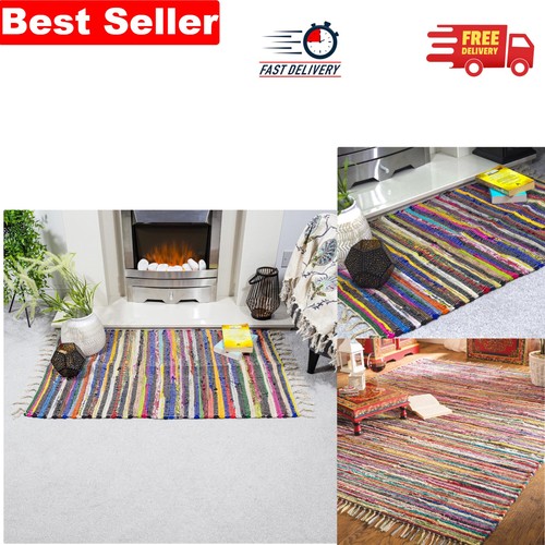 Vibrant multicoloured chindi - multicoloured,
