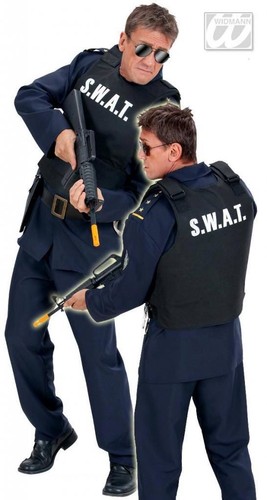 Swat vest adult fancy - adult, dress