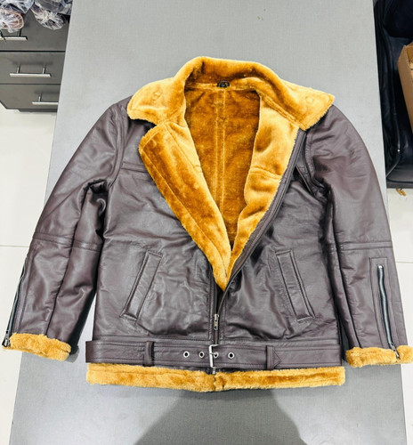 Men genuine shearling - genuine,