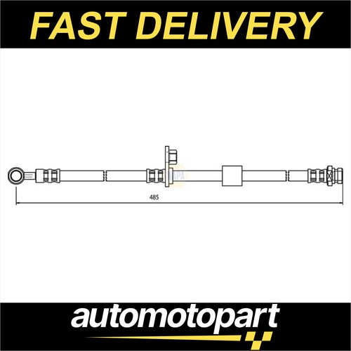 Napa brake hose front nbh1415 - front,