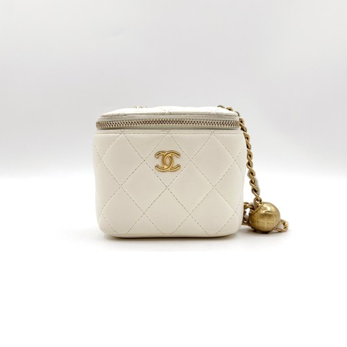 Authentic chanel white - authentic, quilted