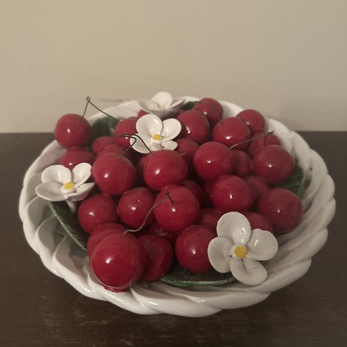 Capodimonte cherry basket - capodimonte,