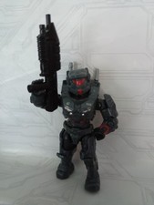 Mega Bloks/Construx Halo - Spartan Riz-028 - Silver Team - 'Samuel Helmet' - TV