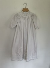 Christening Cotton white  dress 3 months by Sarah Louise Traditional Summer