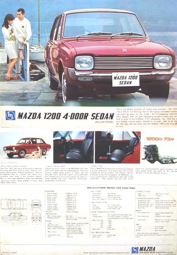 Mazda 1200 familia saloon - mazda,