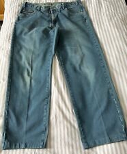 MENS PAUL & SHARK BLUE YACHTING COTTON JEANS 37” WAIST 30” WIDE LEG STRAIGHT GC