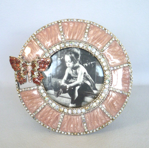 Enamel jewelled photo - photo, frame
