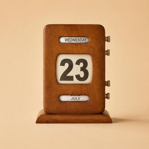 Retro perpetual calendar - retro,
