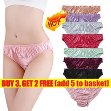 Womens Ladies Silky Satin