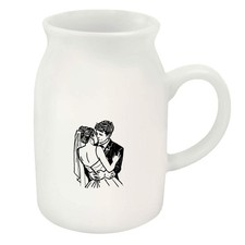 300ml 'Wedding Kiss' Ceramic Milk Jug (MJ00015366)