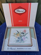 Vintage Pimpernel Oriental Floral 8 x Traditional Place Mats