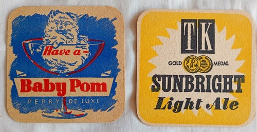 Vintage beer mats - baby, &