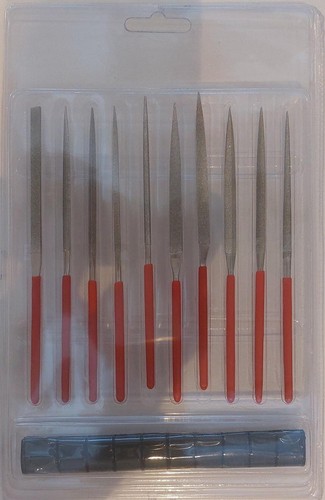 Fine needle file set 10 - file,