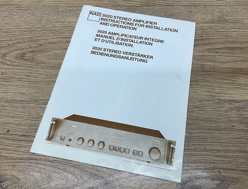 Original nad 3020 - original, manual
