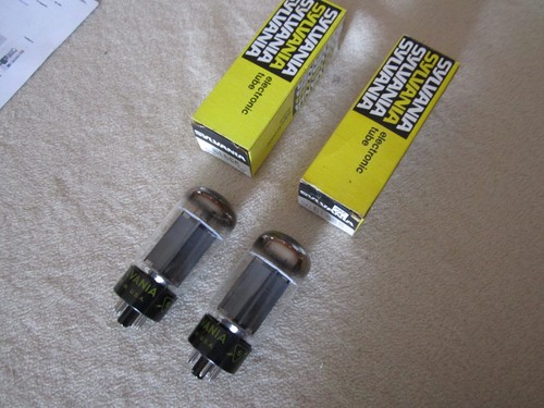 Pair sylvania nos 6l6gc - of,