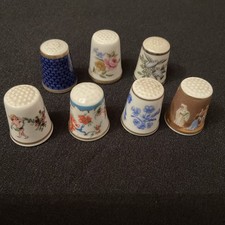 x7 ROYAL WORCESTER THIMBLES