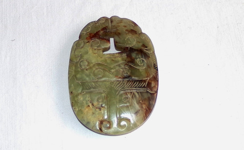 Chinese small carved stone - small,