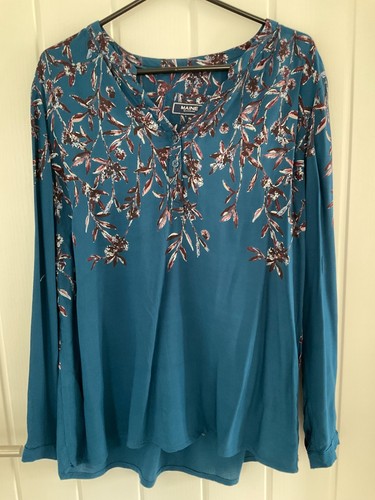 Ladies blue turquoise top - top, by