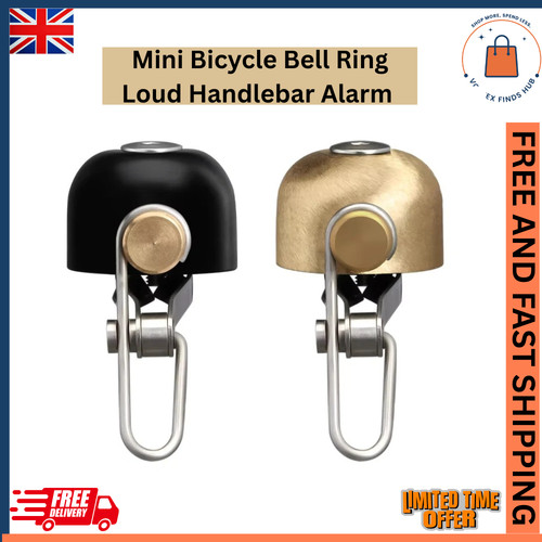 Black mini bicycle bell - mini,
