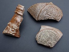 Bellarmine Jug Pottery Sherds - 17th century, Salt-Glazed Vessel