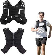 Adjustable Weighted Vest 5KG for Fitness Training Running Jogging Gym - New