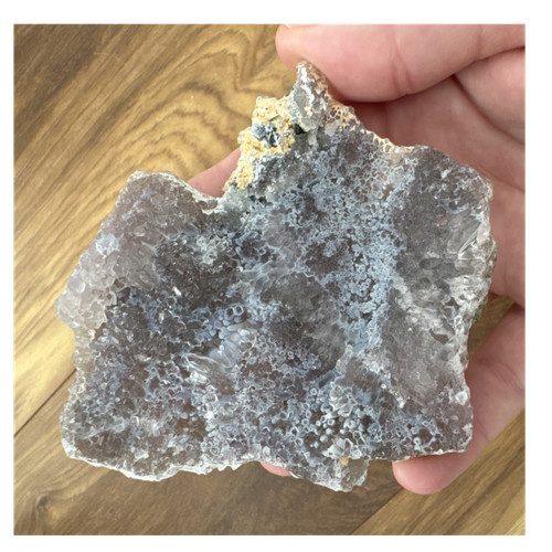 Purple amethyst blue agate - blue,