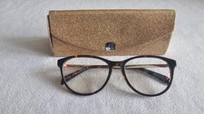 Kylie Minogue brown tort / gold cat's eye glasses frames. Dancing. With case.