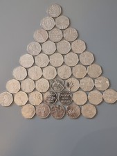 Rare 50p Circulated coins