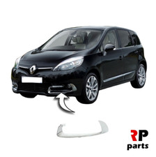 FOR RENAULT SCENIC 12-16 FRONT BUMPER FOGLIGHT GRILLE CHROME MOLDING TRIM LEFT