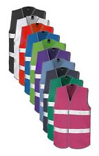 Adults Childs Kids High Visibility Hi-Vis Viz Vizability Waistcoat Vest Gilet
