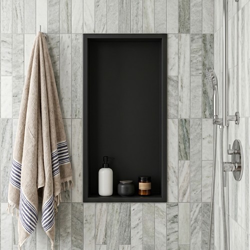 Bathroom shower niche - bathroom,