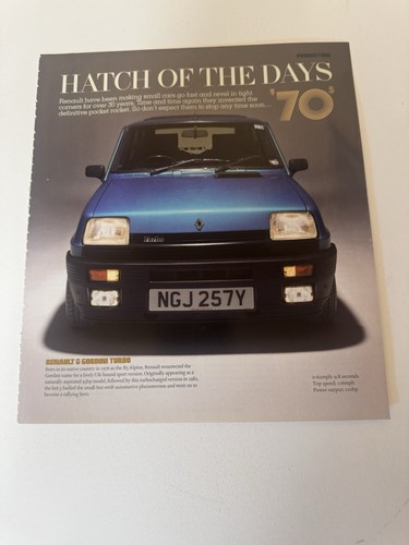 Original ph1 renault gordini - original,