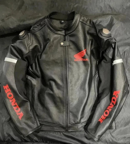 Honda motorbike leather jacket - honda,