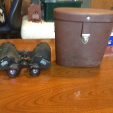 vintage binoculars,CARL ZEISS JENA,JENOPTEM,10X50,CASE