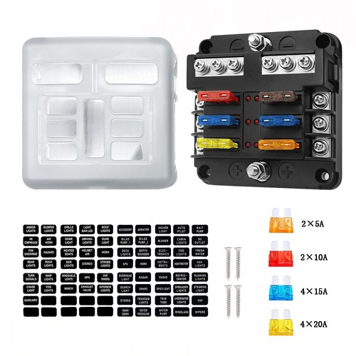 24v blade fuse box - 12-24v,