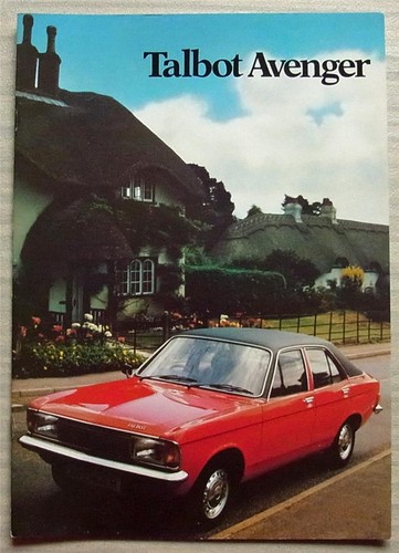 Talbot avenger gl saloon - avenger,