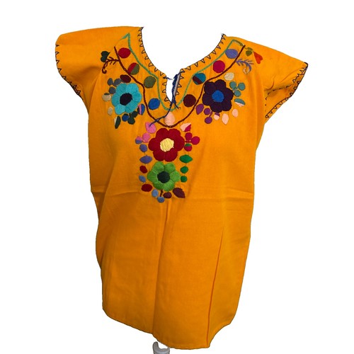 Embroidered mexican blouse - embroidered,