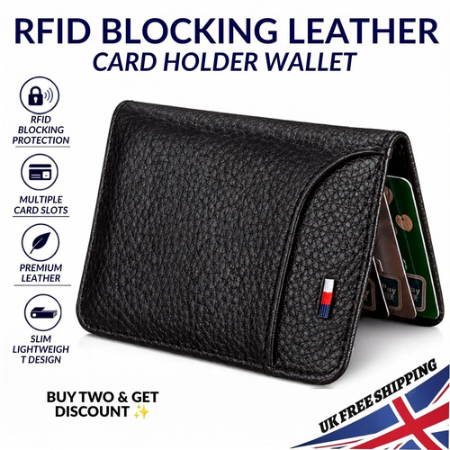 Men anti scan leather slim - men,