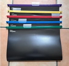 Snopake HangGlider Foolscap Suspension Files Black Plastic - Pack of 10  - VGC