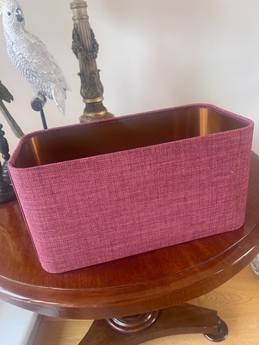 Lampshade burgundy textured - lampshade,