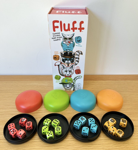 Fluff rolling dice game - fluff,
