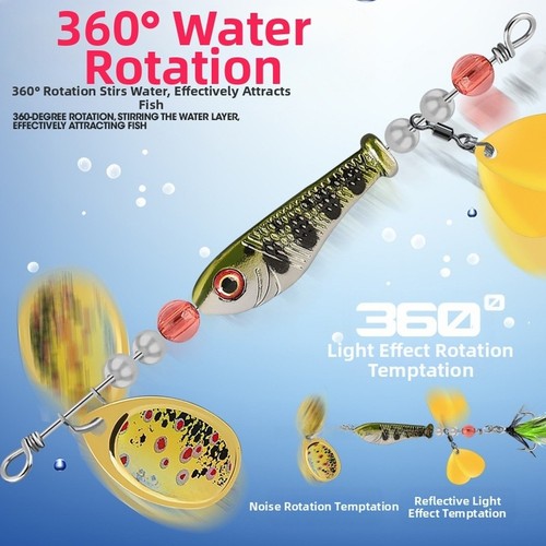 Fishing lure composite spinner - fishing,